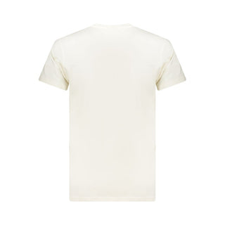 Weißes Herren-T-Shirt aus Baumwolle