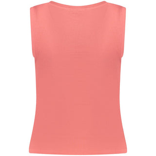 Pink Cotton Women's Tank Top