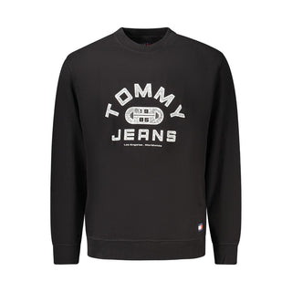 Sudadera de algodón negra para hombre