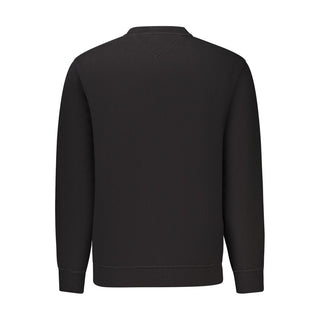 Sudadera de algodón negra para hombre