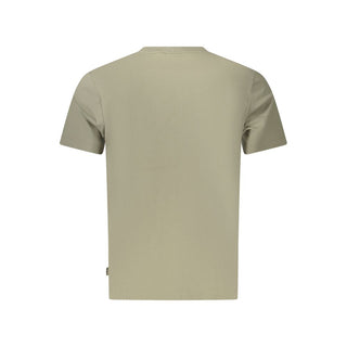 Camiseta verde de algodón para hombre