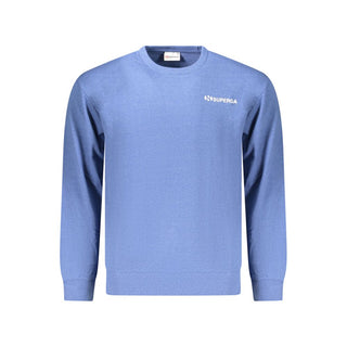 Azzurro Cotton Men Sweatshirt