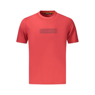 Rotes Herren-T-Shirt aus Baumwolle