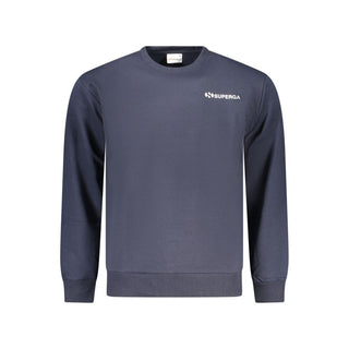 Blue Cotton Men's Sweatshirt