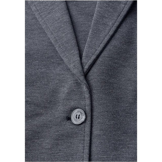 Blauer Polyacryl-Blazer