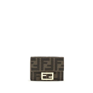 Brown Fabric Wallet