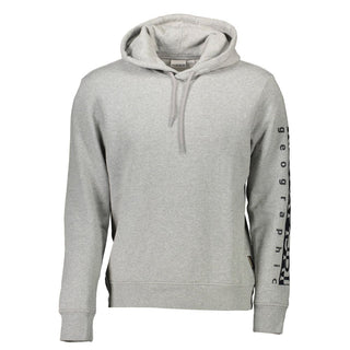 Grauer Herrenpullover aus Baumwolle