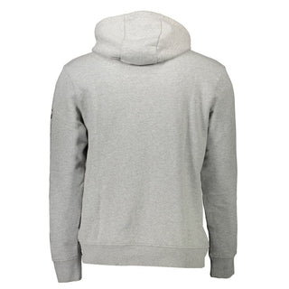 Grauer Herrenpullover aus Baumwolle