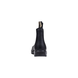 Schwarze Leder-Stiefeletten