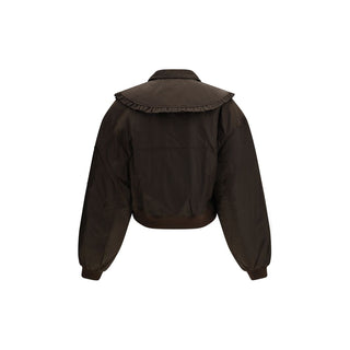Zweifarbige Polyamid-Bomberjacke