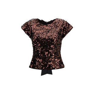 Brown Polyester Blouse