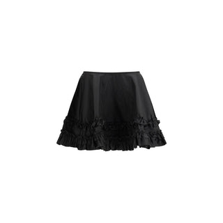 Minifalda negra de poliamida reciclada
