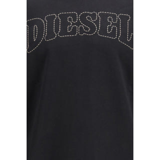 Black Cotton Sweatshirt