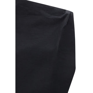 Black Cotton Casual Dress