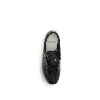 Black Calf Leather Bos Taurus Athletic Sneakers