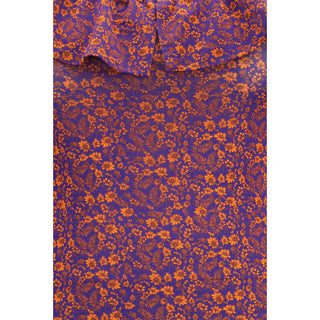 Vestido Casual de Viscosa Multicolor