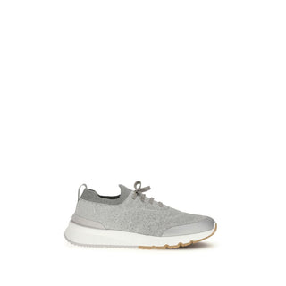 Zapatillas deportivas de algodón gris  