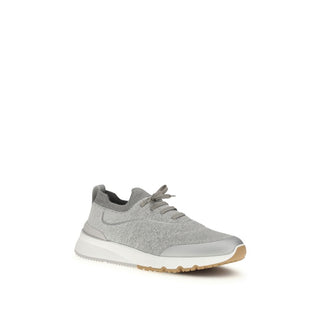 Zapatillas deportivas de algodón gris  