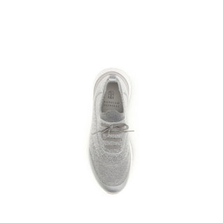 Zapatillas deportivas de algodón gris  