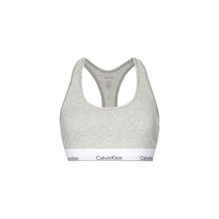 Gray Cotton Bra