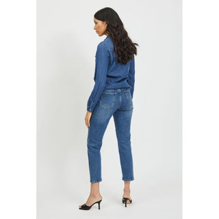 Blue Cotton Blouse
