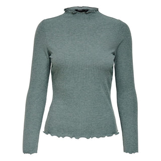 Zweifarbiges Viskose-Sweatshirt