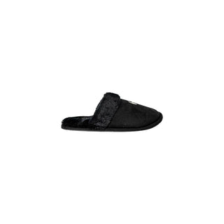 Zapatillas de poliéster negras