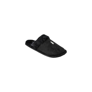 Zapatillas de poliéster negras