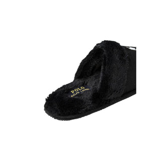 Zapatillas de poliéster negras