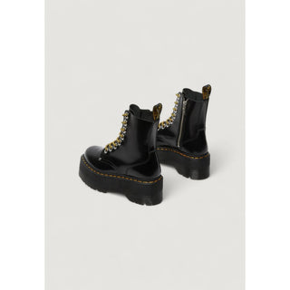 Botas negras de cuero con cordones
