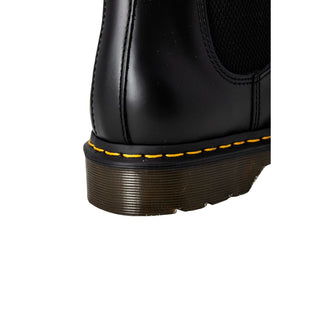 Schwarze Chelsea-Boots aus Polyester