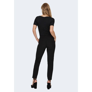 Black Viscose T-Shirt