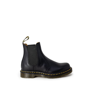 Schwarze Leder-Stiefeletten