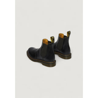 Schwarze Leder-Stiefeletten
