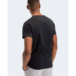 Camiseta de algodón negro