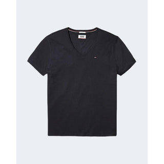 Camiseta de algodón negro