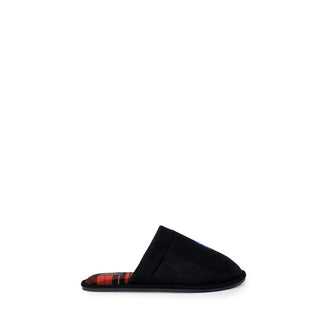 Zapatillas de poliéster negras