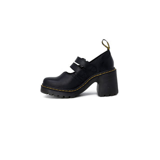 Zapatos de tacón alto de cuero negro