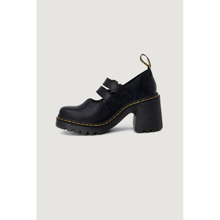 Zapatos de tacón alto de cuero negro
