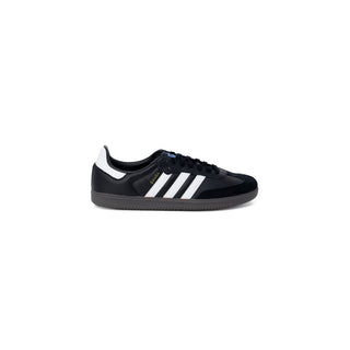 Black Leather Low Top Sneakers