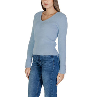 Blue Polyamide Sweatshirt
