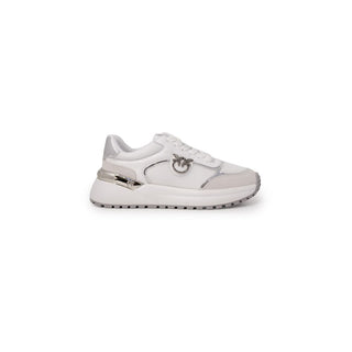 White Leather Low Top Sneakers