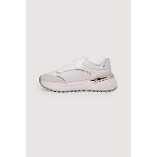 White Leather Low Top Sneakers