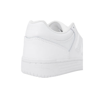 White Leather Athletic Sneakers