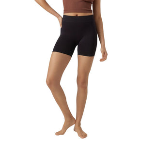 Schwarze Polyamid-Shorts