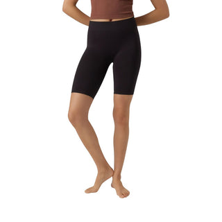 Schwarze Nylon-Shorts
