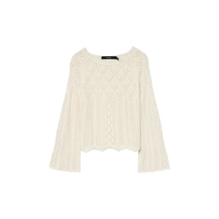 Beiges Baumwoll-Sweatshirt