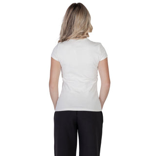 Cream Cotton T-Shirt