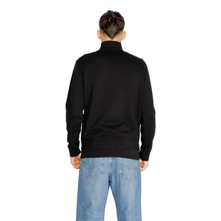 Schwarzes Baumwoll-Sweatshirt