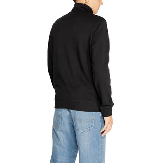 Schwarzes Baumwoll-Sweatshirt